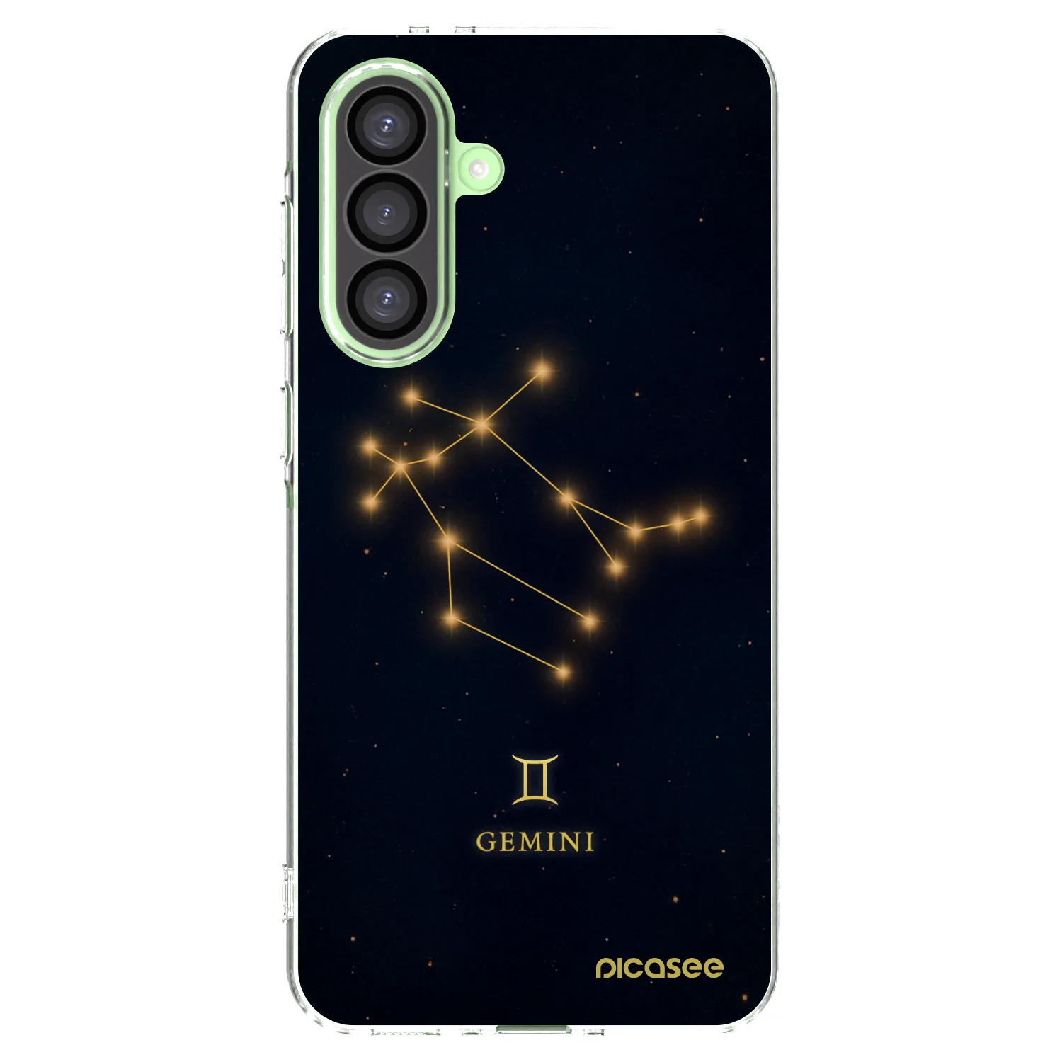 Picasee silikonowe przeźroczyste etui na Samsung Galaxy A26 5G A266B - GEMINI