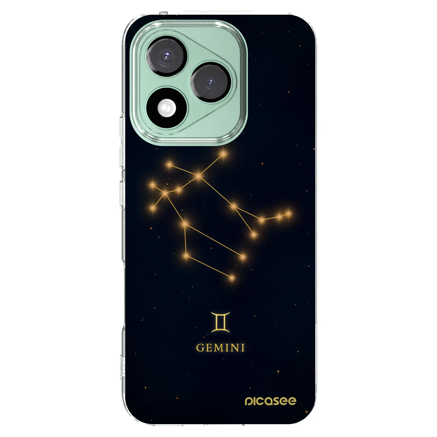 Picasee silikonowe przeźroczyste etui na Honor 400 Lite 5G - GEMINI