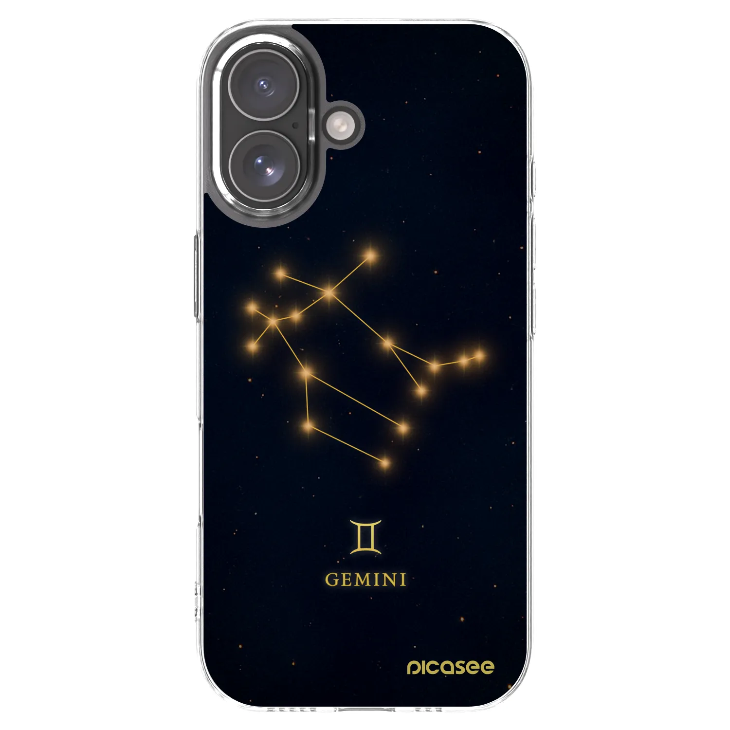 Picasee silikonowe przeźroczyste etui na Apple iPhone 17 - GEMINI