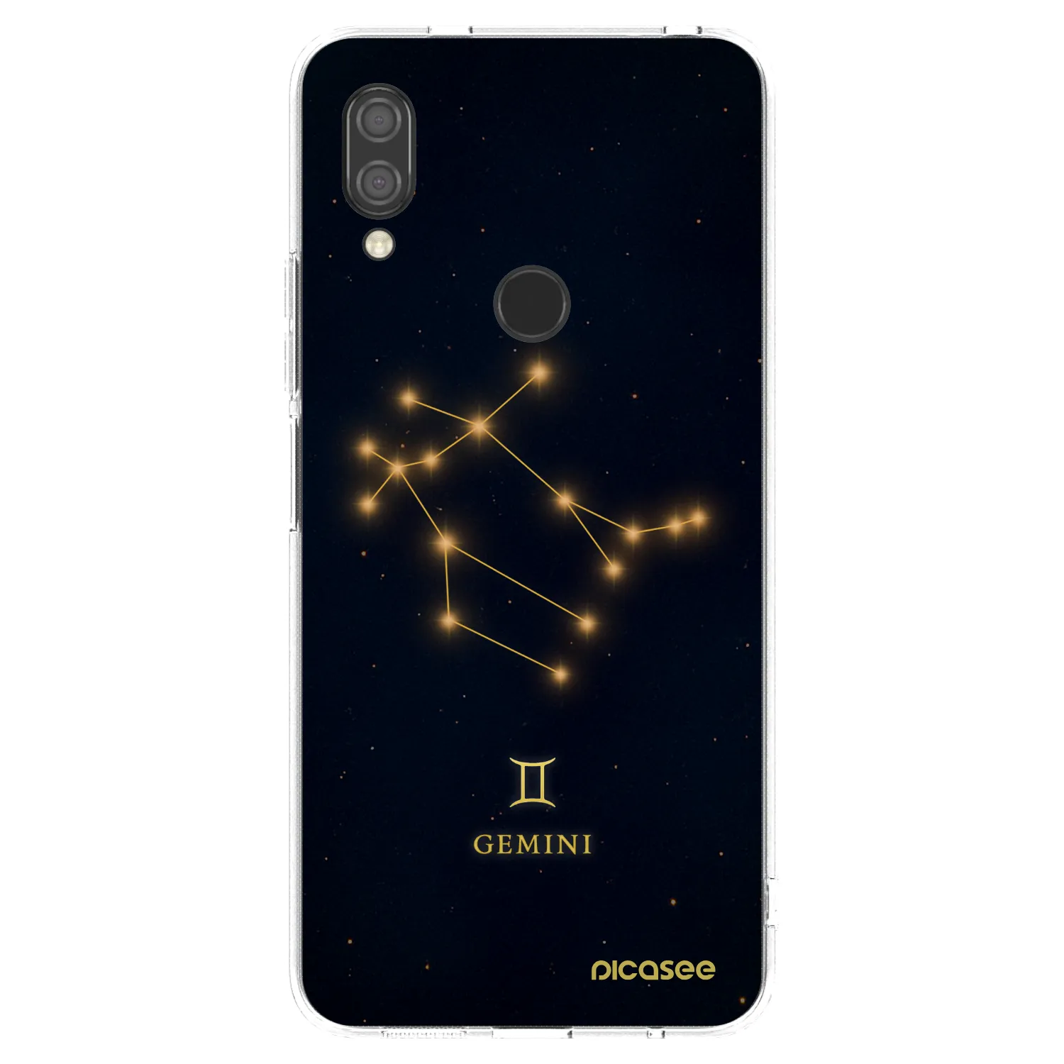 Picasee silikonowe przeźroczyste etui na Xiaomi Redmi 7 - GEMINI