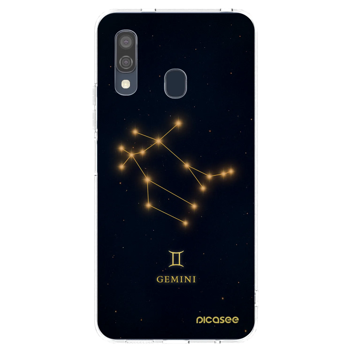 Picasee silikonowe przeźroczyste etui na Samsung Galaxy A40 A405F - GEMINI