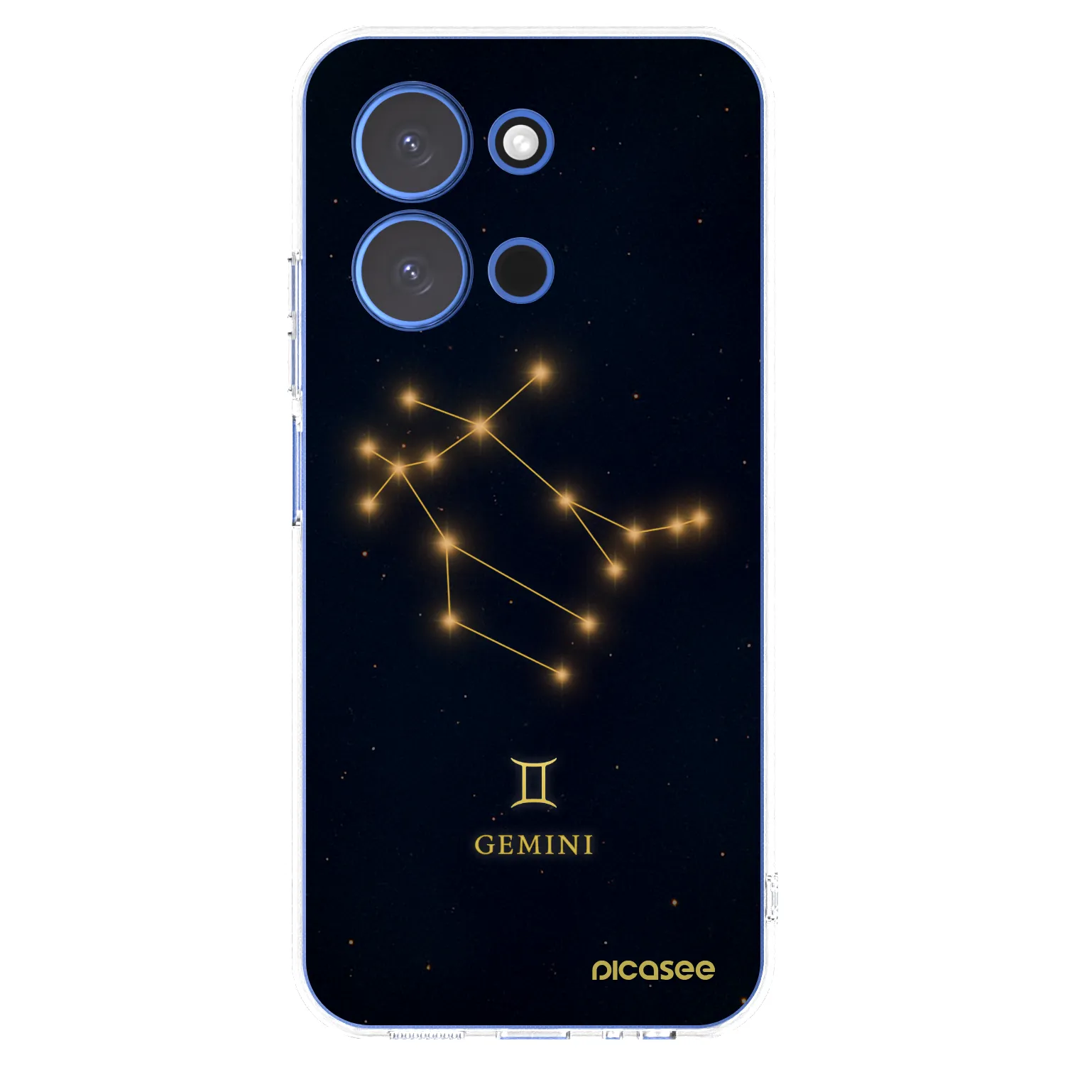 Picasee silikonowe przeźroczyste etui na Xiaomi Redmi 15C 4G - GEMINI