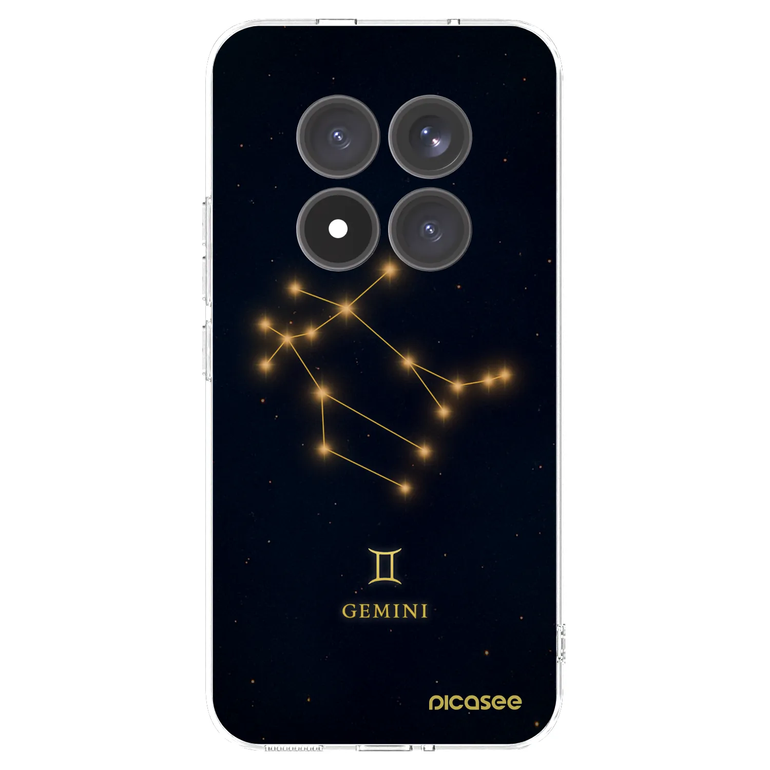 Picasee silikonowe przeźroczyste etui na Xiaomi Redmi Note 15 Pro+ - GEMINI
