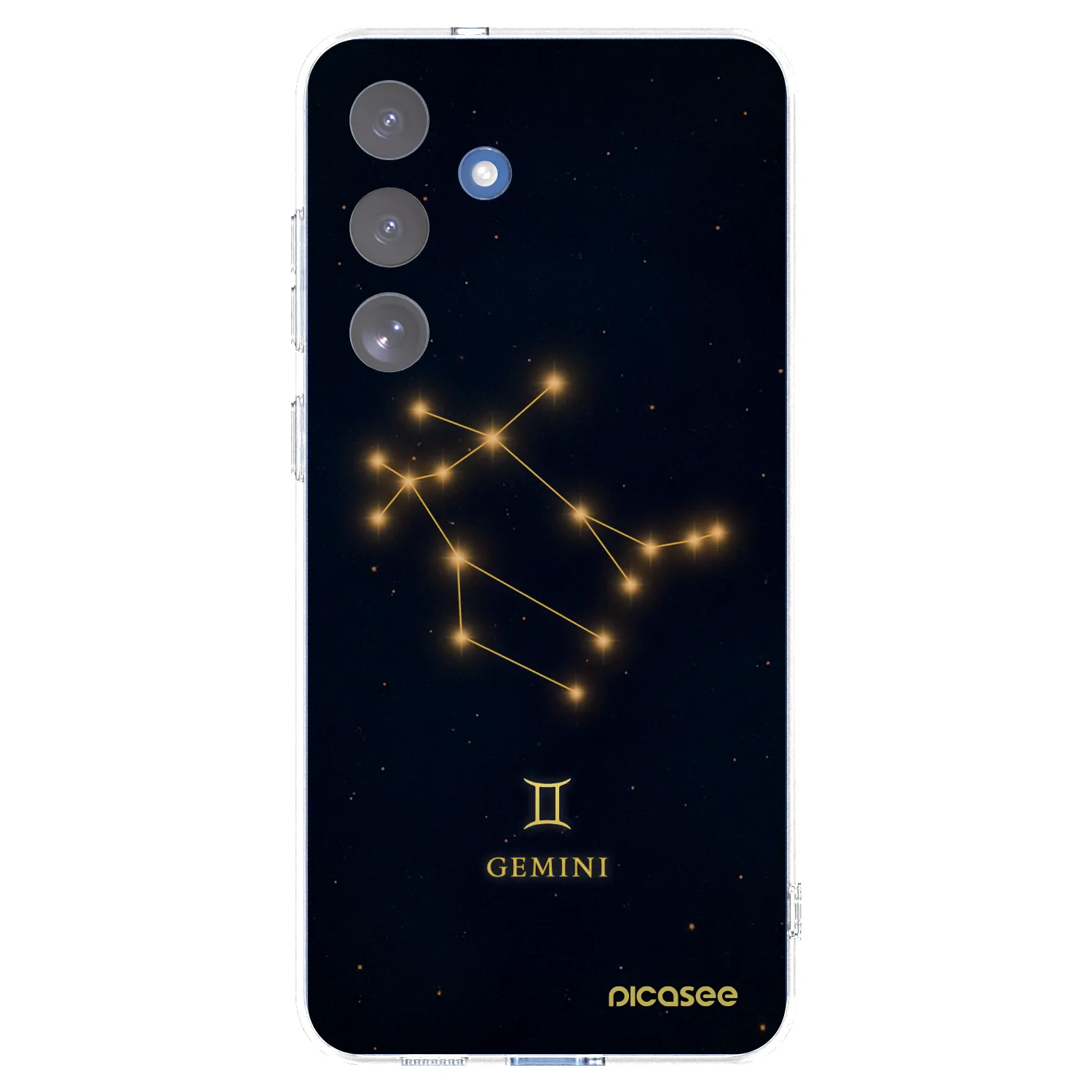 Picasee silikonowe przeźroczyste etui na Samsung Galaxy S25 FE 5G - GEMINI