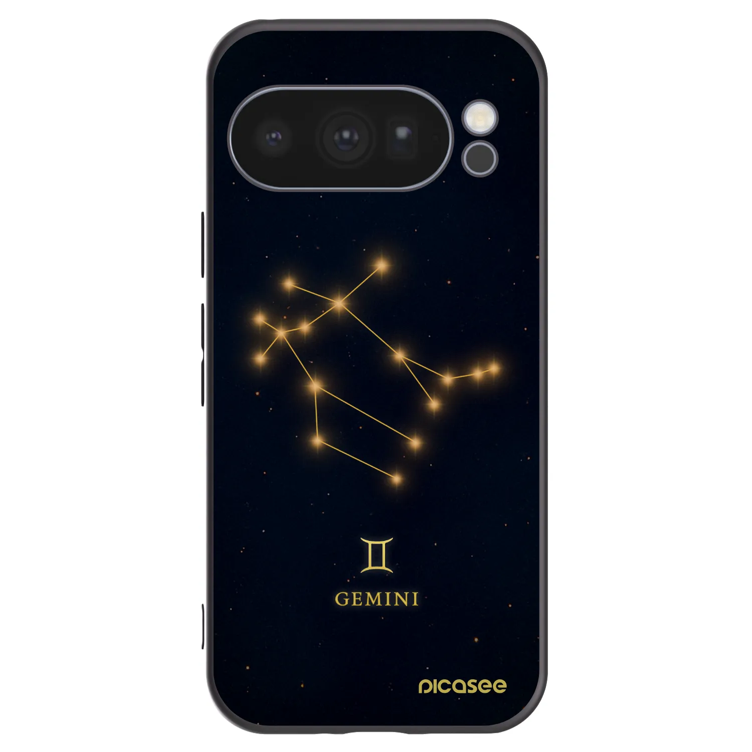 Picasee silikonowe czarne etui na Google Pixel 10 Pro - GEMINI