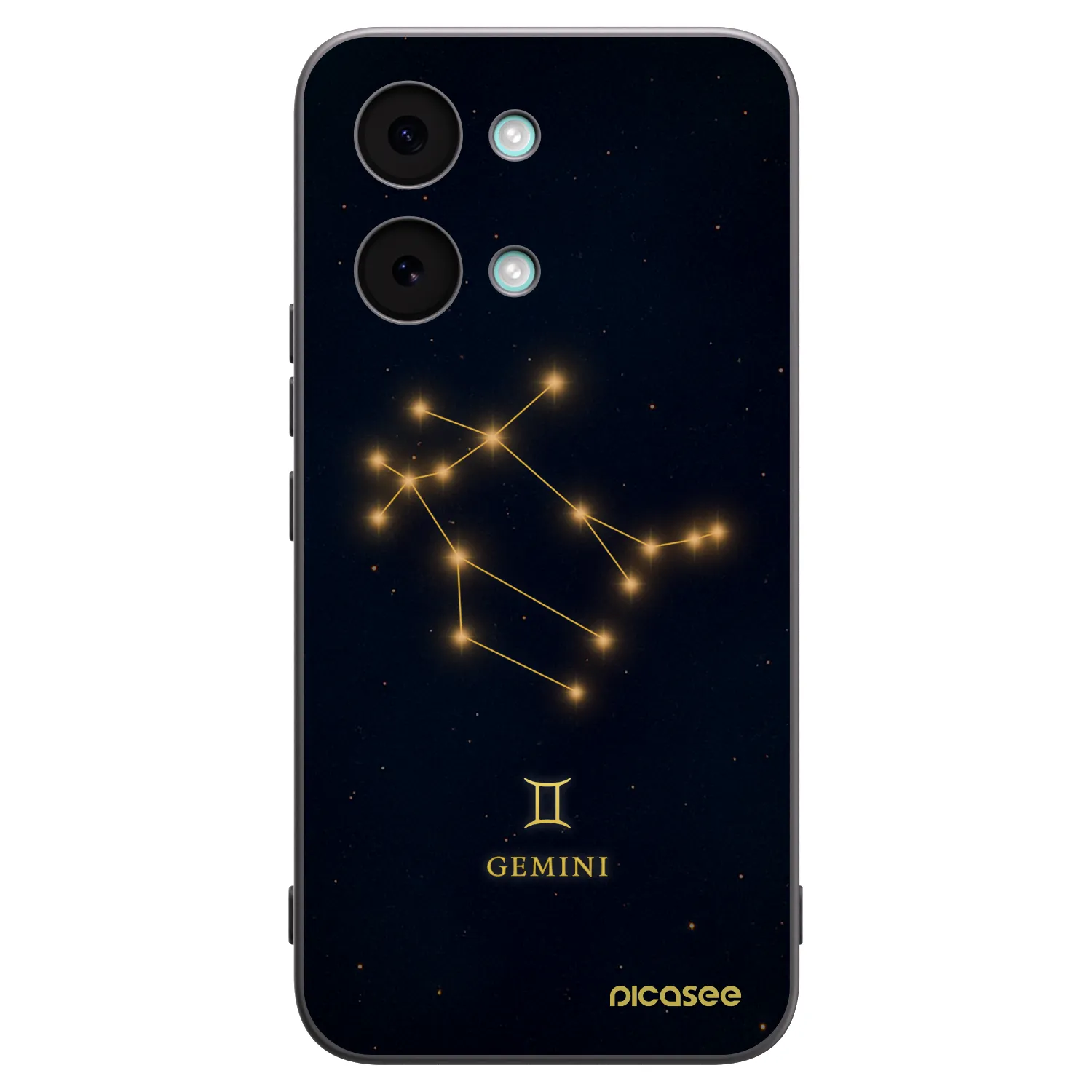 Picasee silikonowe czarne etui na Xiaomi Poco X8 Pro Max - GEMINI