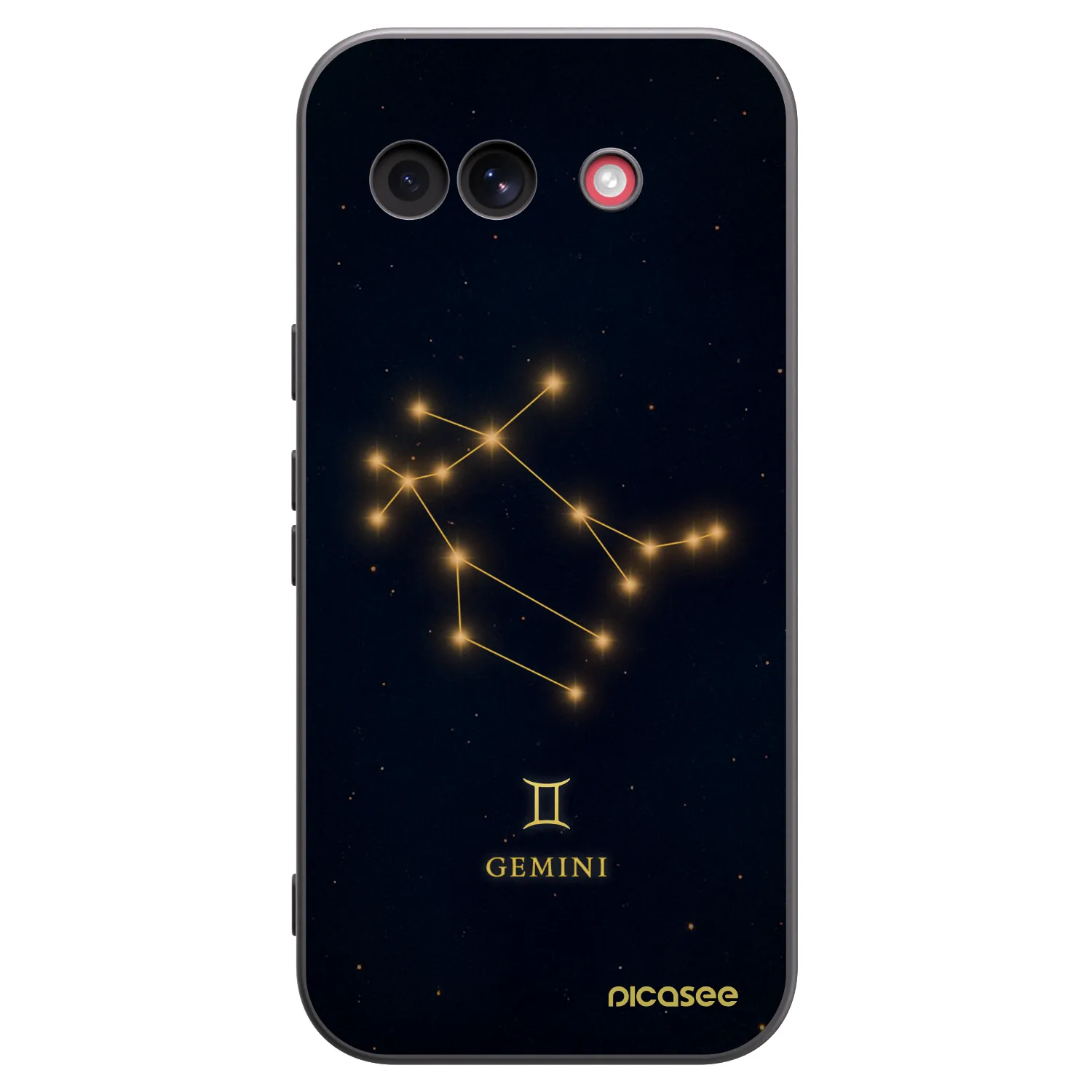 Picasee silikonowe czarne etui na Google Pixel 10a - GEMINI