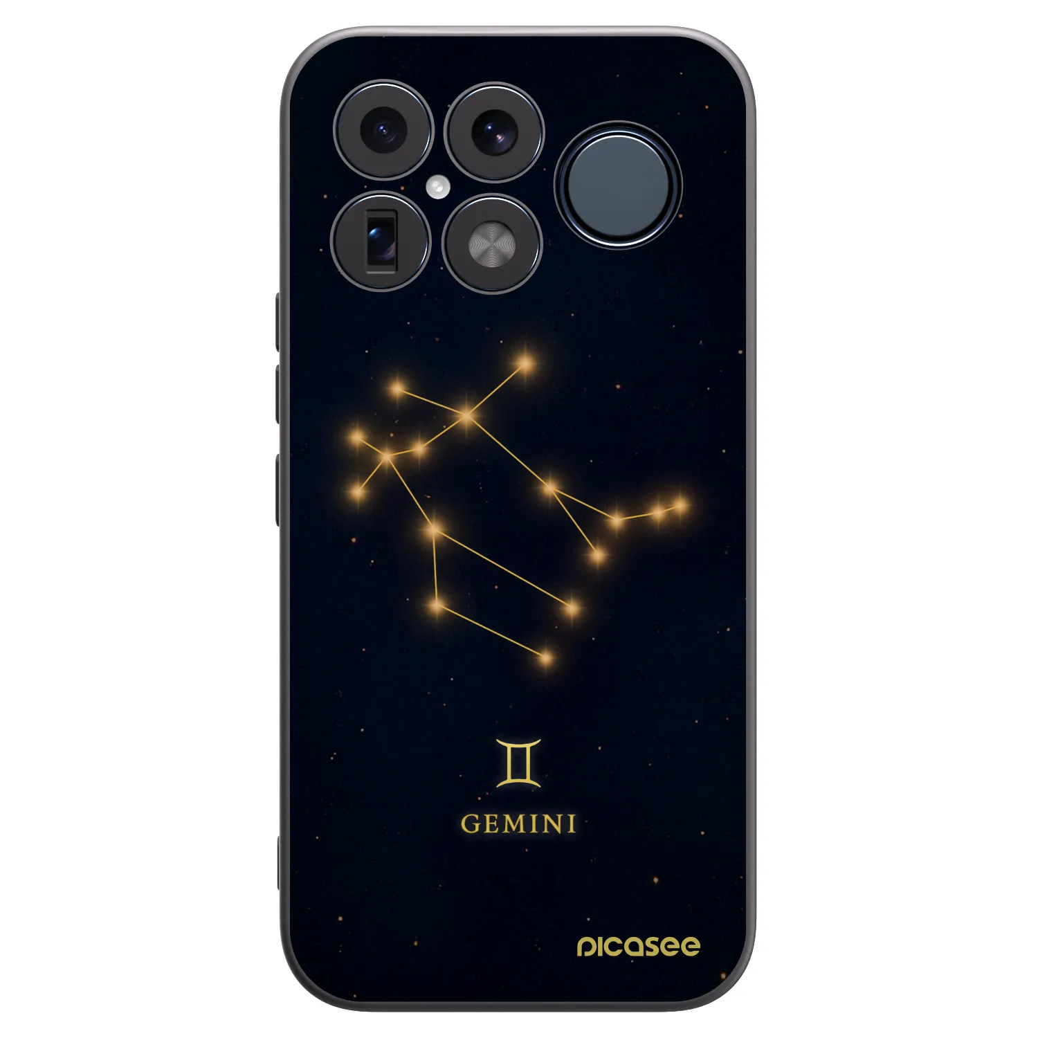 Picasee silikonowe czarne etui na Xiaomi Poco F8 Ultra - GEMINI