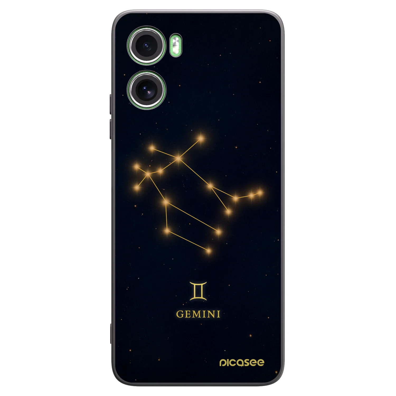 Picasee silikonowe czarne etui na Motorola Moto G06 - GEMINI