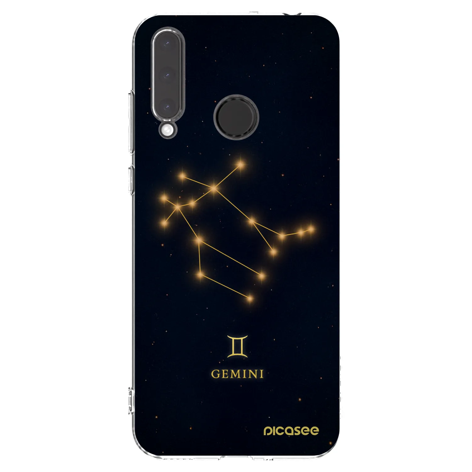 Picasee silikonowe przeźroczyste etui na Honor 20 Lite - GEMINI