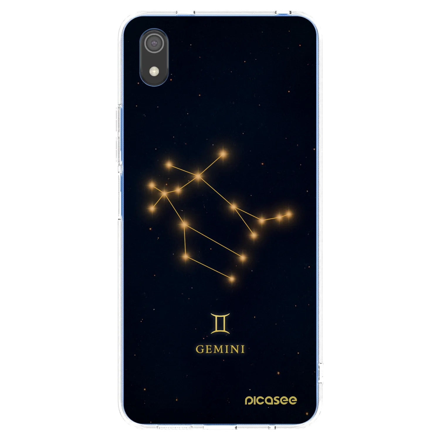 Picasee silikonowe przeźroczyste etui na Xiaomi Redmi 7A - GEMINI