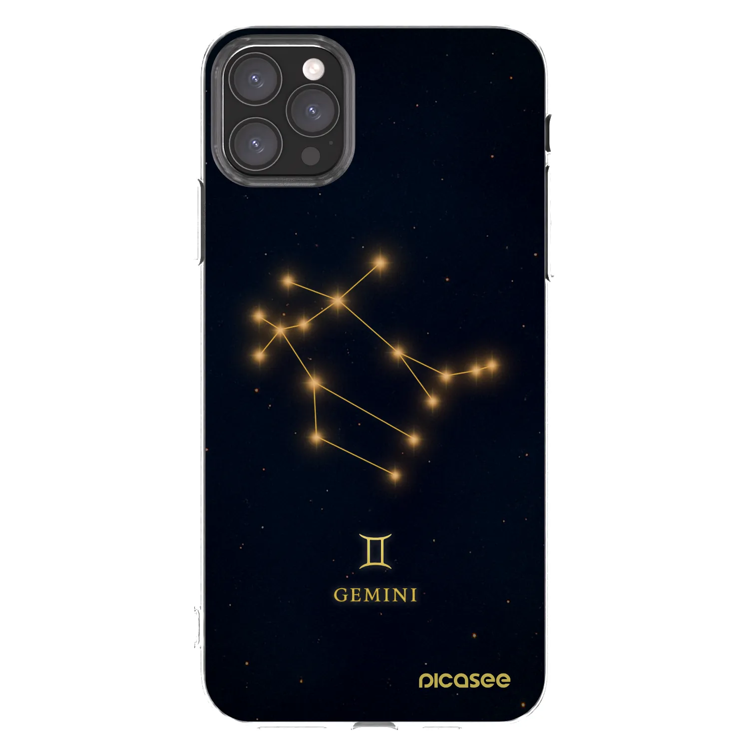 Picasee silikonowe przeźroczyste etui na Apple iPhone 11 Pro Max - GEMINI