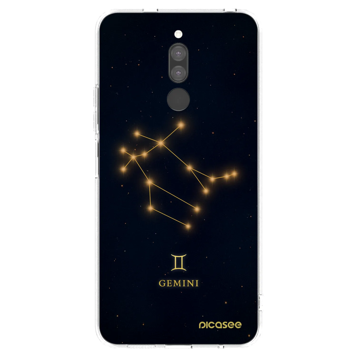 Picasee silikonowe przeźroczyste etui na Xiaomi Redmi 8 - GEMINI