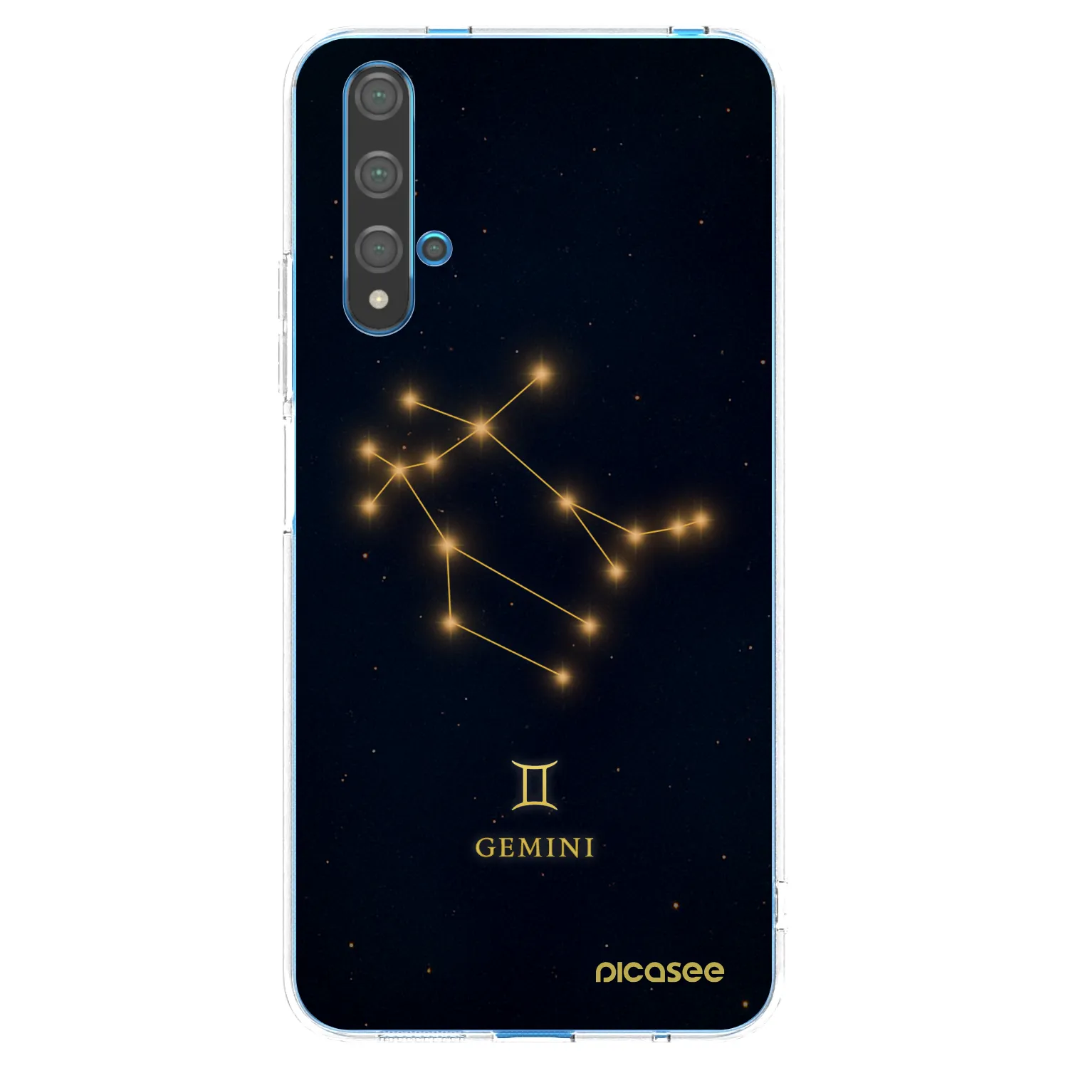 Picasee silikonowe przeźroczyste etui na Huawei Nova 5T - GEMINI