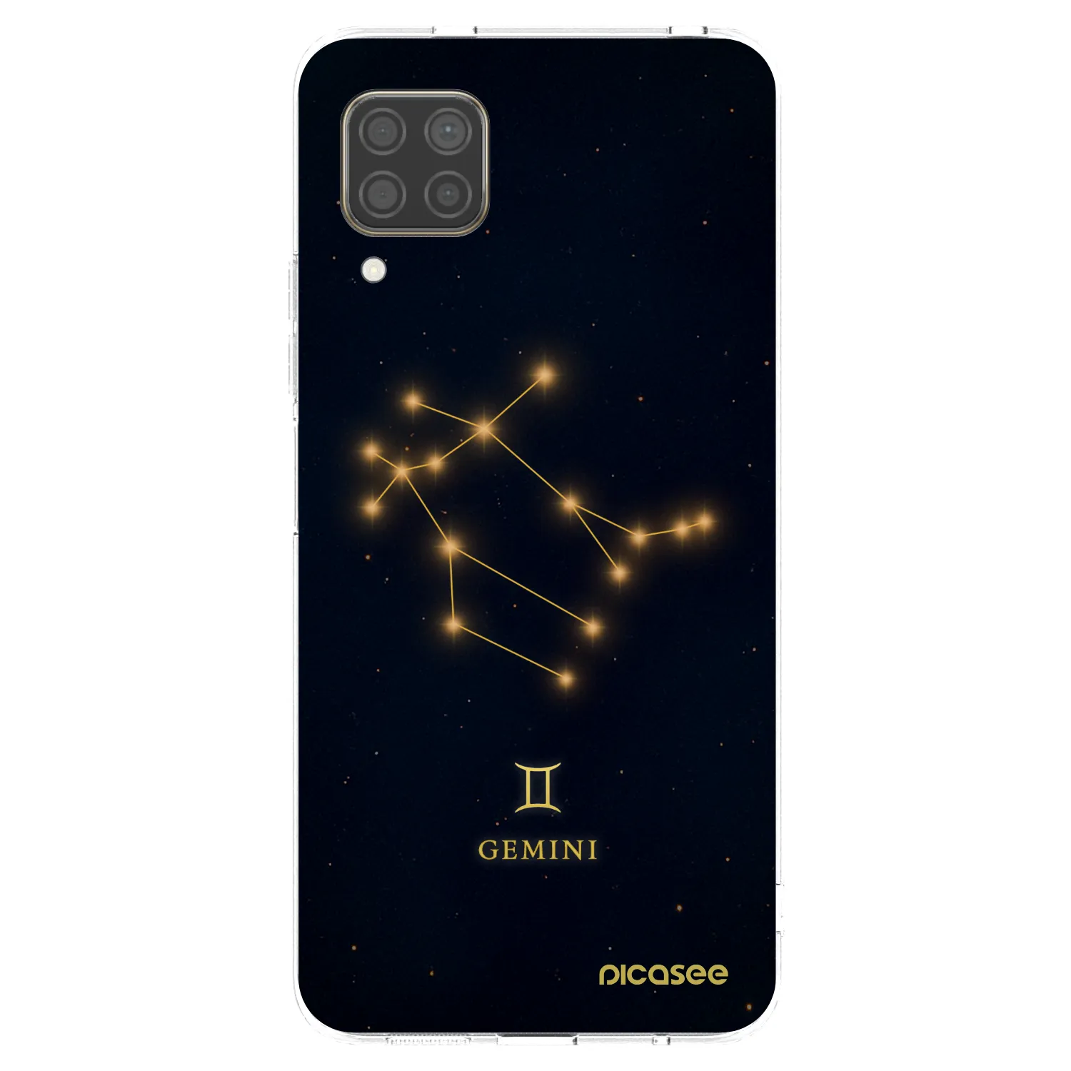 Picasee silikonowe przeźroczyste etui na Huawei P40 Lite - GEMINI