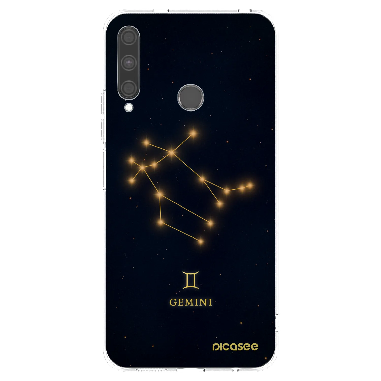 Picasee silikonowe przeźroczyste etui na Huawei P40 Lite E - GEMINI