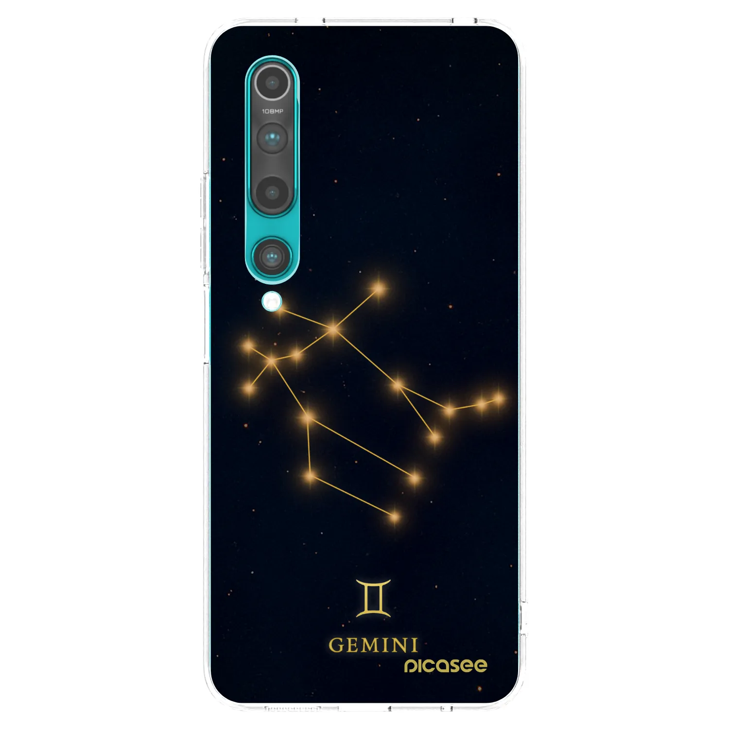 Picasee silikonowe przeźroczyste etui na Xiaomi Mi 10 - GEMINI