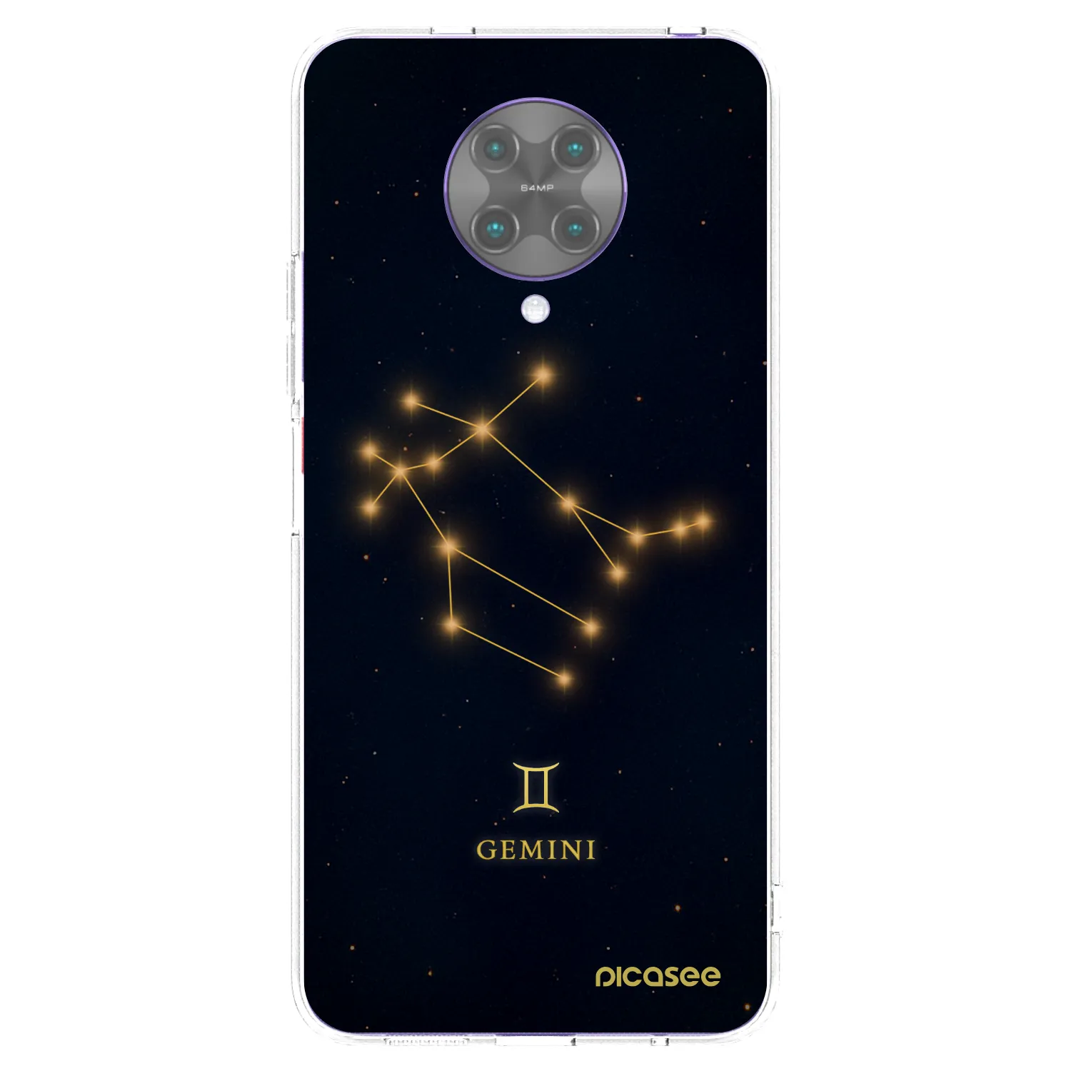 Picasee silikonowe przeźroczyste etui na Xiaomi Poco F2 Pro - GEMINI