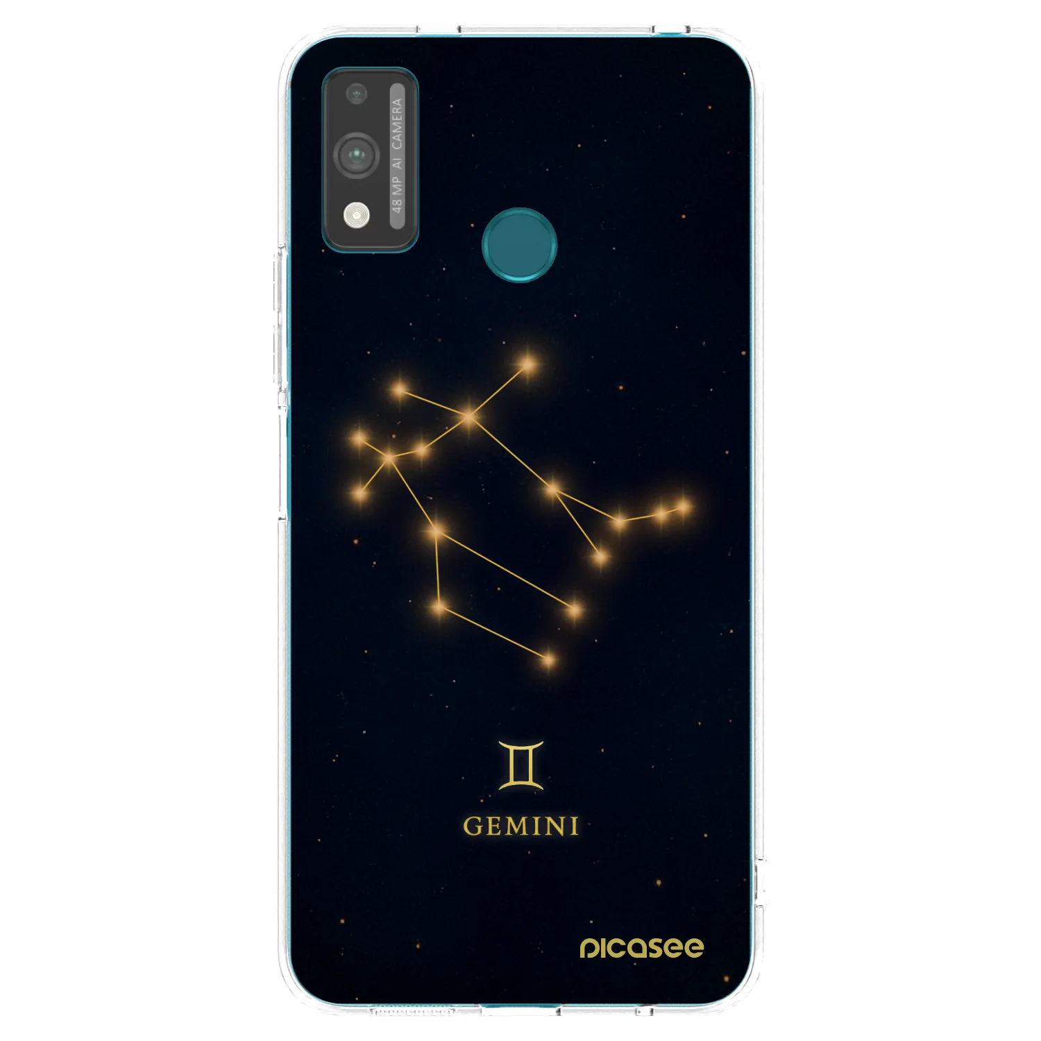 Picasee silikonowe przeźroczyste etui na Honor 9X Lite - GEMINI