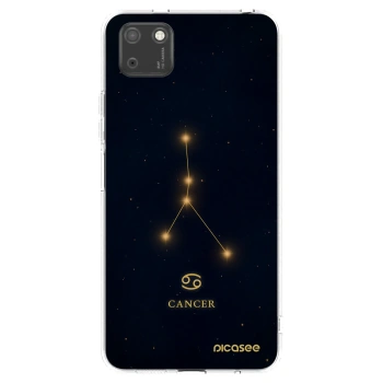 Picasee silikonowe przeźroczyste etui na Huawei Y5P - CANCER