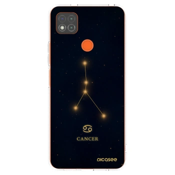 Picasee silikonowe przeźroczyste etui na Xiaomi Redmi 9C - CANCER