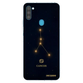 Picasee silikonowe przeźroczyste etui na Samsung Galaxy M11 - CANCER
