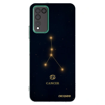 Picasee silikonowe przeźroczyste etui na Honor 10X Lite - CANCER