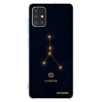 Picasee silikonowe przeźroczyste etui na Samsung Galaxy M51 M515F - CANCER