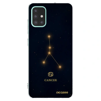 Picasee silikonowe przeźroczyste etui na Samsung Galaxy M31s - CANCER