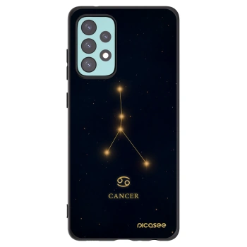Picasee silikonowe czarne etui na Samsung Galaxy A72 A725F - CANCER