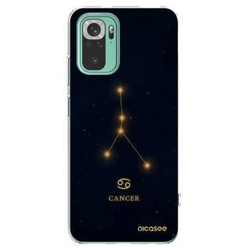 Picasee silikonowe przeźroczyste etui na Xiaomi Redmi Note 10 Pro - CANCER