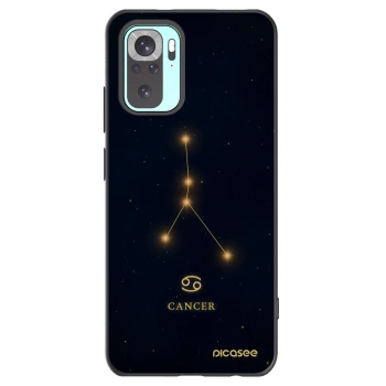 Picasee silikonowe czarne etui na Xiaomi Redmi Note 10 Pro - CANCER