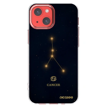 Picasee silikonowe przeźroczyste etui na Apple iPhone 13 mini - CANCER