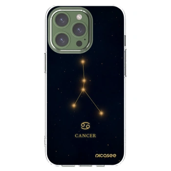 Picasee silikonowe przeźroczyste etui na Apple iPhone 13 Pro - CANCER