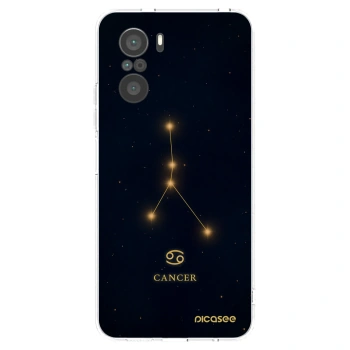 Picasee silikonowe przeźroczyste etui na Xiaomi Poco F3 - CANCER