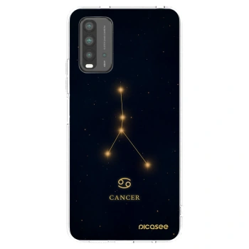 Picasee silikonowe czarne etui na Xiaomi Redmi 9T - CANCER
