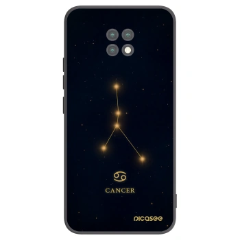 Picasee silikonowe czarne etui na Xiaomi Redmi Note 9T - CANCER