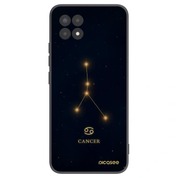 Picasee silikonowe czarne etui na Realme 8i - CANCER