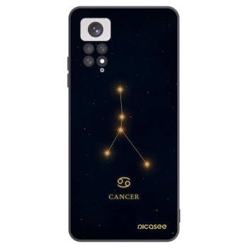 Picasee silikonowe czarne etui na Xiaomi Redmi Note 11 - CANCER