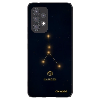 Picasee silikonowe czarne etui na Samsung Galaxy A53 5G A536 - CANCER