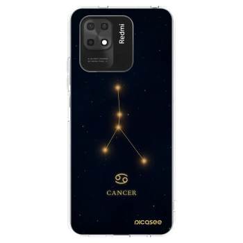 Picasee silikonowe przeźroczyste etui na Xiaomi Redmi 10C - CANCER