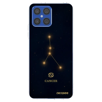 Picasee silikonowe przeźroczyste etui na Honor X8 4G - CANCER