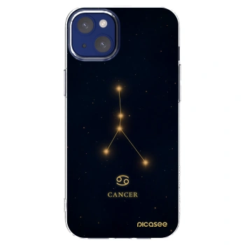 Picasee silikonowe przeźroczyste etui na Apple iPhone 14 Plus - CANCER