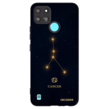 Picasee silikonowe czarne etui na Realme C21Y - CANCER
