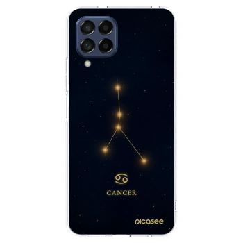 Picasee silikonowe przeźroczyste etui na Samsung Galaxy M53 5G - CANCER