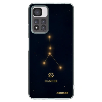 Picasee silikonowe przeźroczyste etui na Xiaomi Redmi Note 11 Pro+ 5G - CANCER