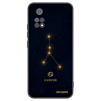 Picasee silikonowe czarne etui na Xiaomi Poco M4 Pro - CANCER