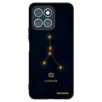 Picasee silikonowe czarne etui na Honor X6 - CANCER