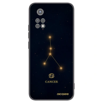 Picasee silikonowe czarne etui na Xiaomi Redmi Note 11S 5G - CANCER