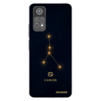 Picasee silikonowe przeźroczyste etui na Xiaomi Redmi Note 11S 5G - CANCER